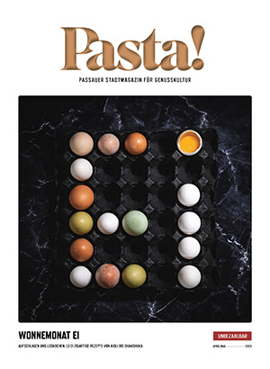 Pasta! Titelseite Ausgabe April/Mai 2023